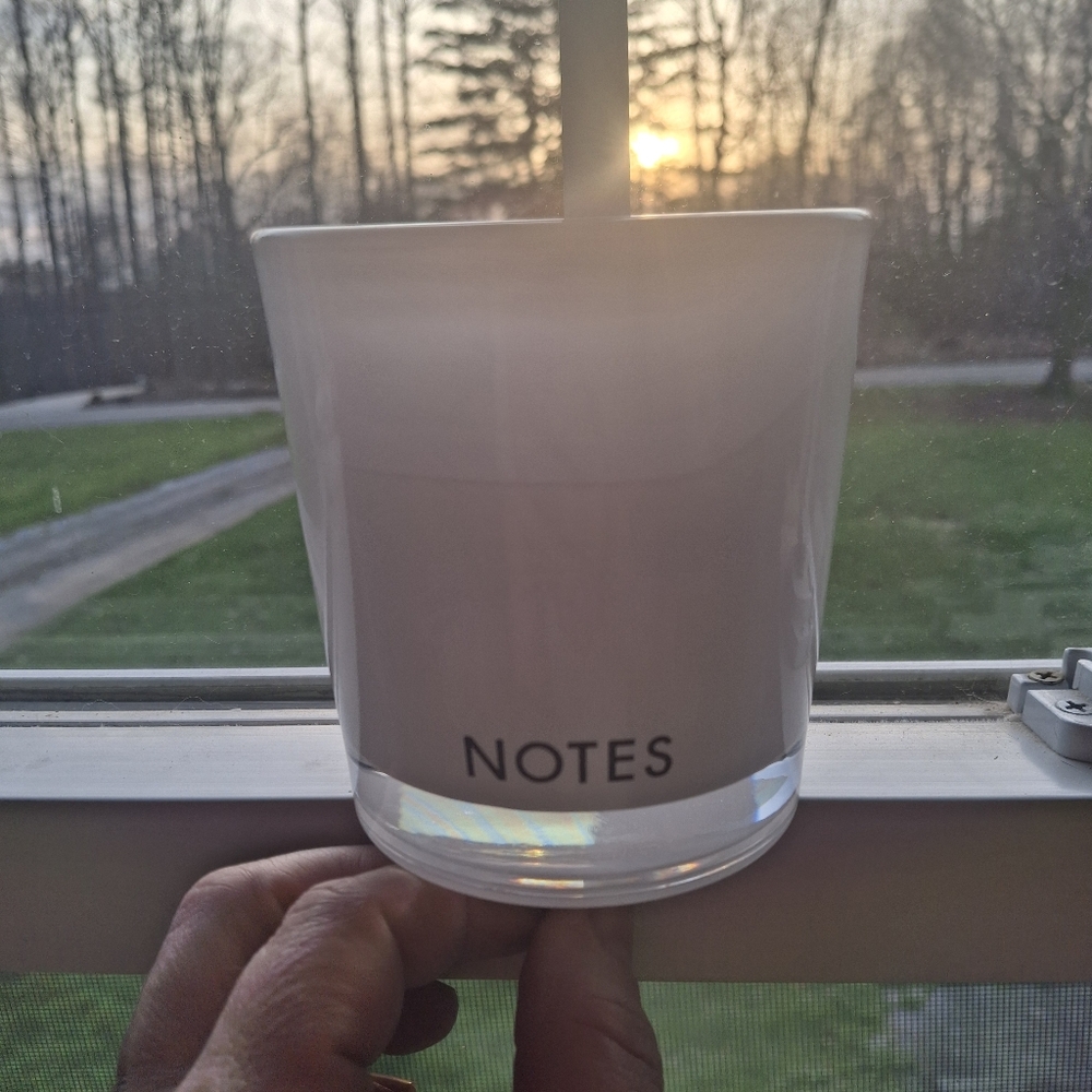 White Notes Candle